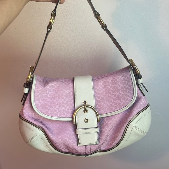 Vintage pink Coach Soho shoulder bag - Picture 1 of 13